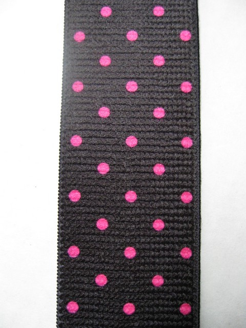 Pink Poka Dots on Black at Wholesale to the Public Prices!